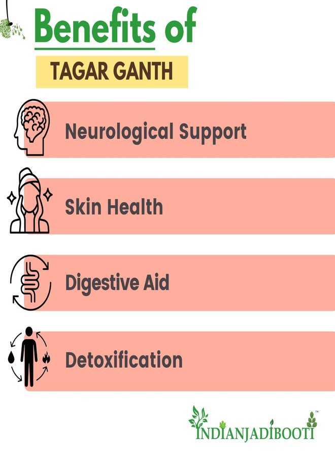 IndianJadiBooti Tagar Ganth - Pure & Natural (Valeriana wallichii Root) | 100 Grams Pack - Image 3